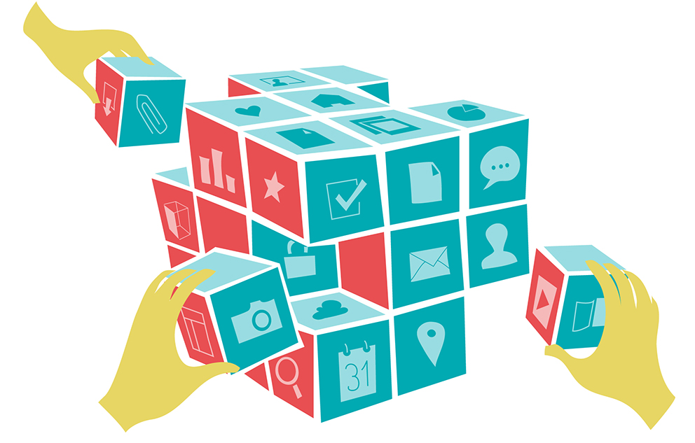 consulenza di vendita - cubo di rubik